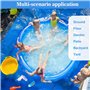 DTYGUIXE Tapis de Sol pour Piscine Tapis de Sol et de Protection Bleu pour Piscine Protecteur Fond de Piscine Tapis de Piscine G