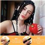 ZYEKIU 120 Pièces Bijoux Cheveux Bijoux Tresse Accessoire, Tresse Accessoires Femme, Accessoires de Coiffure pour Festival Perle