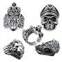 Guyode 5 Pièces Bague Homme