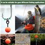 FuxFuis 20 PCS Vis Appat Carpe et 50 PCS Bouchon Hameçon, Vis de Appat de Peche, Vis de Hamecon Peche, Arrêts d'Hameçon, Hamecon