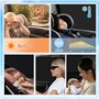 FuxFuis 4PCS Pare Soleil Voiture Magnétique, Protection Solaire Voiture Pare-Soleils Auto Cache Soleil Voiture Par Soleil Vitre 