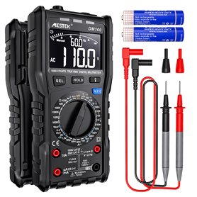 Multimètre Numérique Testeur Electrique Professionnel Multimètre TRMS MESTEK Courant Tension AC DC Automatique/Manuelle Anti-brû