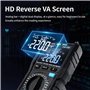 Multimètre Numérique Testeur Electrique Professionnel Multimètre TRMS MESTEK Courant Tension AC DC Automatique/Manuelle Anti-brû