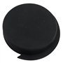 Futheda Coque en caoutchouc pour rosace de guitare électro-acoustique Noir 85 mm