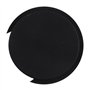 Futheda Coque en caoutchouc pour rosace de guitare électro-acoustique Noir 85 mm