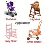 ZARPMA Ceinture de sécurité à 2 points pour bébé, harnais de sécurité pour enfant, sangle de sécurité pour poussette, chaise hau