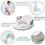 VOLGA Réducteur de Toilette, Siège de Toilette avec Sièges Rembourre et Poignée de Coussin pour la Phase D'apprentissage de la P