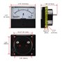 Heschen rectangle Panneau monté courant Mètre testeur Ampèremètre Dh-670 AC 0–30 A Classe 2,5 CE Énumérés