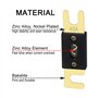 Heschen ANL Lot de 2 fusibles ANL-40 40 A pour système audio de voiture Doré et noir