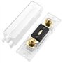 Heschen Porte-fusible ANL pour voiture audio vidéo stéréo, entrée et sortie de calibre 0/2/4, avec fusible ANL (120A)