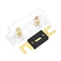 Heschen Porte-fusible ANL pour voiture audio vidéo stéréo, entrée et sortie de calibre 0/2/4, avec fusible ANL (120A)