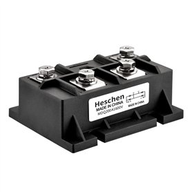 Heschen Redresseur de pont monophasé MDQ-200A 200A 1600V 4 bornes à vis