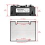 Heschen Redresseur de pont monophasé MDQ-200A 200A 1600V 4 bornes à vis