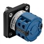 Heschen Commutateur universel rotatif pour sélecteur de came, SZW26-20/B202.2, ON-OFF-ON, type momentané, 660 V 20 A, 3 position