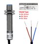 Heschen M12 Capacitif Capteur De Proximité Commutateur Type De Bouclier LJC12A3-2-Z/AY Détecteur 1-2mm 10-30VDC 200mA PNP normal