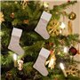 Sacs de Noël Suspendus Bas de Noël Vacances Arbre de Noël cheminée Ornements Susp