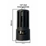 M&M SMARTEK Adaptateur haute pression 1/4" IG/AG sur accessoires Kärcher Hobby (baïonnette)