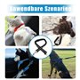 Ceinture Chien Voiture, Ceinture de sécurité pour Chien avec Longueur réglable, Laisse pour Voiture avec Absorption de Chocs, Ha