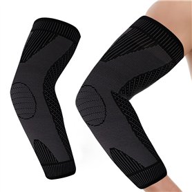 Horktrust Manchon de compression bras - taille L Outdoor Sport coudière protecteur - noir unité individuelle. Protecteur de coud