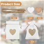 SLTAXAR 30 PCS Petit Pochette Cadeau Tissu 10*14 Petit Format Sachet Dragée Mariage Pochette Cadeau Tissu Anniversaire Pochette 