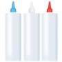 LAOJU Bouteille à Condiments Bouteille Sauce 500ml 3 Pcs Flacon Souple en Plastique Anti-Fuite Presser Les Bouteilles Bouteille