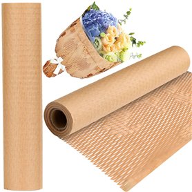 Matériau d'emballage Papier d'emballage Nid d'Abeille Papier Kraft pour Déménager Protection Emballage des Cadeaux et Articles F