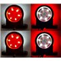 VNVIS 4 x petits feux de position latéraux LED 12 / 24V rouge/blanc s'allume châssis de camion remorque de camping-car