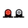 VNVIS 4 x petits feux de position latéraux LED 12 / 24V rouge/blanc s'allume châssis de camion remorque de camping-car