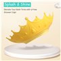 MATERCUBS Siège de bain pliable pour bébé avec ventouse antidérapante - Chaise de support ergonomique pour baignoire - Siège de 
