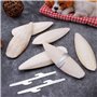 tonyg-p 6 pièces Os de Seiche Jouets à Mâcher Oiseaux Perroquets Jouets à Mâcher avec 3 Pièces Support Métal pour Reptiles Tortu