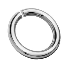 My-Bead grands anneaux ouvert rond Ø 10mm x 1.5mm Argent 925 hypoallergénique pour la création de bijoux DIY