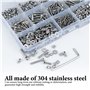 Vis à Tête Cylindrique à Six Pans Creux en Acier Inoxydable