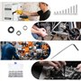 1175 Pcs Set de Vis M3, Boulons et écrous, Vis à Tête Cylindrique à Six Pans Creux en Acier Inoxydable, Boulon et écrous et Rond
