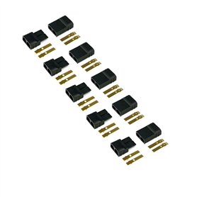 FLY RC 5 Paires Traxxas TRX Fiches Connecteur Lipo NiMh pour Courant Fort sans Balai Batterie ESC Connecteur RC