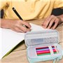 iSuperb Trousses Scolaire Debout Sac de Papeterie Trousse Pliante Grande Plumier Papeterie Pouch Téléphone Portable Support Stan