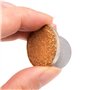 Allwon 100 pièces autocollants en métal pour Palette magnétique Palette de maquillage de fard à paupières vide + spatule de dépô