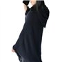 SULISHI Élégant Poncho à Capuche avec Franges, Cape Tricoté au Crochet - Femme 135-175cm