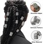 Bijoux de Cheveux Viking en Perles