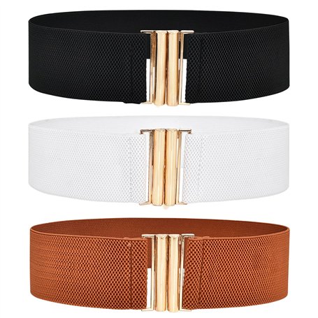 DUOXIN Lot de 3 Ceintures Extensible pour Femme