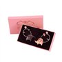 DOJo Porte-clés pour amoureux, 1 paire de porte-clés en forme d'éléphants qui s'embrassent, pour couple, amis, cadeau doux pour 