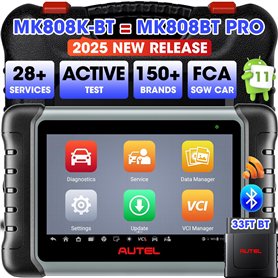 Autel MaxiCOM MK808K-BT Scanner: Android 11