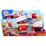 PAW Patrol - Pat Patrouille - Camion De Pompiers Fire Rescue - Voiture Figurine Marcus À Collectionner - Effets Sonores Et Lumin