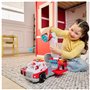 PAW Patrol - Pat Patrouille - Camion De Pompiers Fire Rescue - Voiture Figurine Marcus À Collectionner - Effets Sonores Et Lumin