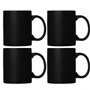 Smilatte M010 tasses à café en porcelaine noire mate
