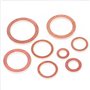 Swpeet Lot de 165 rondelles plates en cuivre 8 tailles comprenant M6 M8 M10 M12 M14 M16 M18 M20 Idéal pour les connexions électr