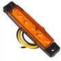 Futheda Lot de 10 Feux de Position latéraux LED de 12 V 6 SMD - Feux de Position Avant et arrière pour remorque, Camion, Caravan