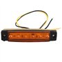 Futheda Lot de 10 Feux de Position latéraux LED de 12 V 6 SMD - Feux de Position Avant et arrière pour remorque, Camion, Caravan