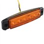 Futheda Lot de 10 Feux de Position latéraux LED de 12 V 6 SMD - Feux de Position Avant et arrière pour remorque, Camion, Caravan