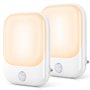 FOMYHEARD Lot de 2 Veilleuses LED