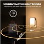FOMYHEARD Lot de 2 Veilleuses LED, Veilleuse Prise Electrique avec 5 Niveaux Luminosités avec Capteur de Crépuscule et Humain,Ve